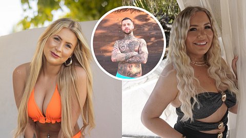 Collage von Marta, Marc-Robin und Marlisa für das Ex on the Beach-Fotoshooting - Foto: Collage: RTL / Frank Fastner, RTL / Friederike Jacobitz