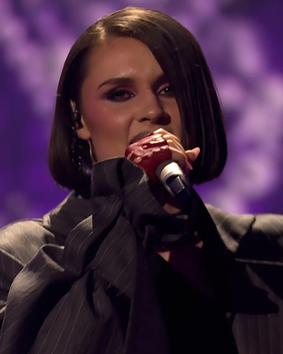 Constance bei ihrem Finalsong DSDS 2026: Constance bei ihrem Finalsong