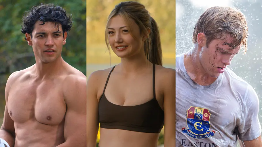 Crew Girl-Cast: Alter, Instagram, Beziehungsstatus Crew Girl-Hauptdarsteller (L nach R): Kyle Clark als Cam Dillinger, Miku Martineau als Teagan Tao und Sam Braun als Josh Regis.