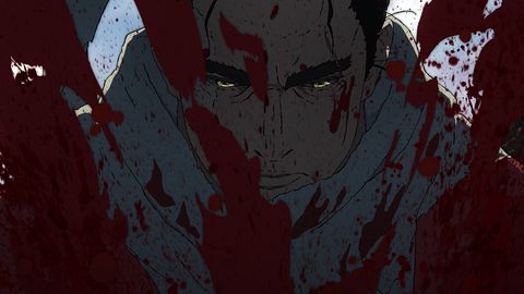 Blut strömt Wolf entgegen - Foto: Crunchyroll