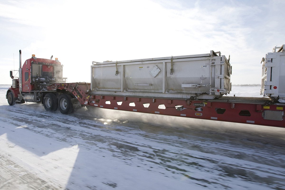 ice road truckers - gefahr auf dem eis