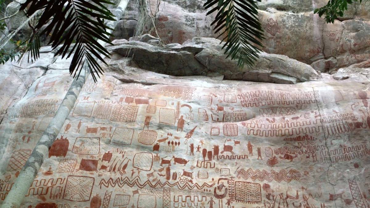 die geheimnisvolle felskunst amazoniens