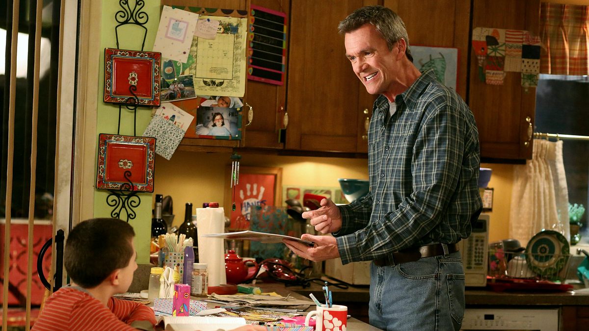 the middle