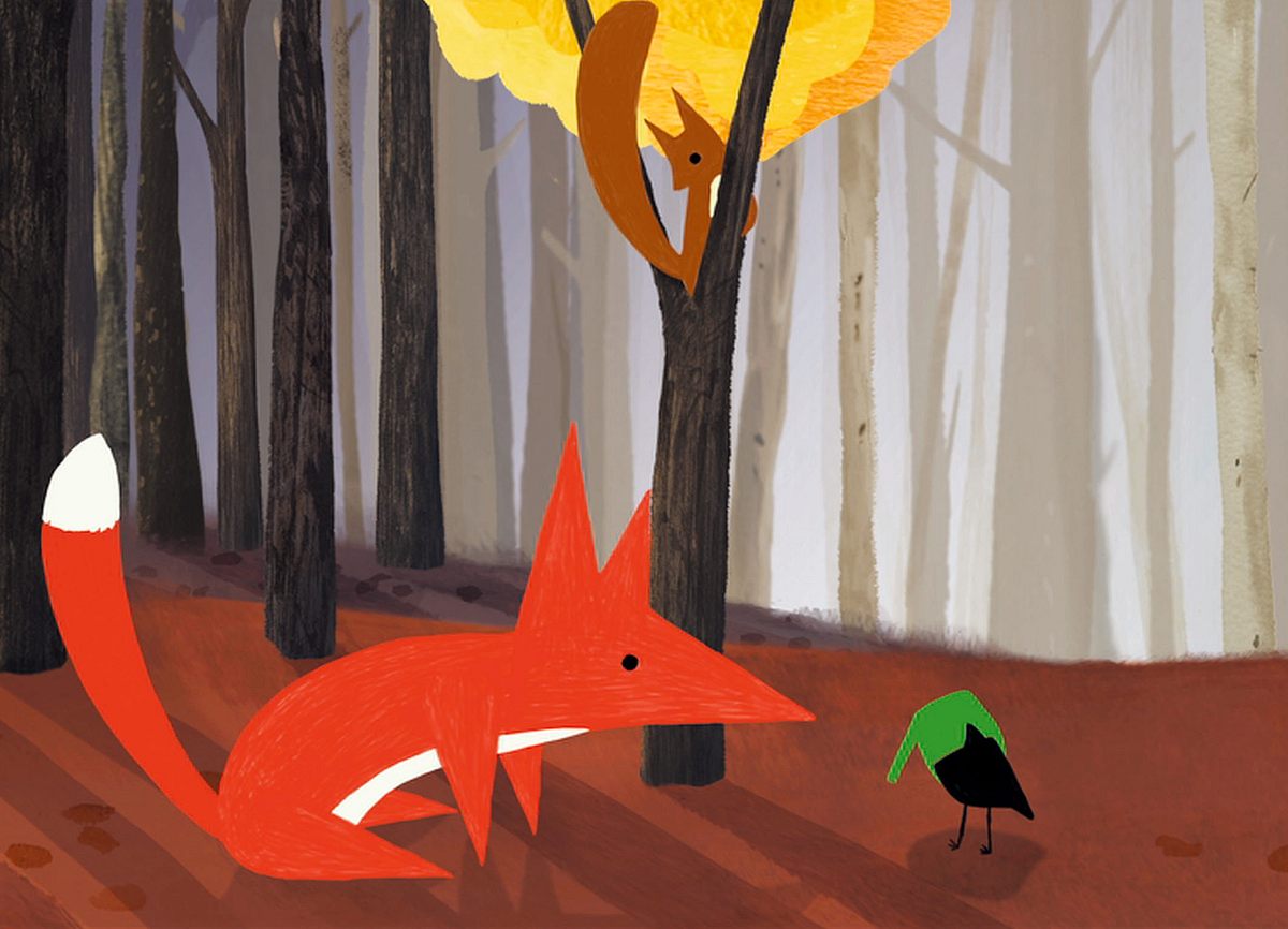 Der kleine Vogel und das Eichhörnchen der kleine vogel und das eichhörnchen