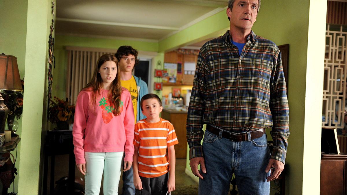 the middle