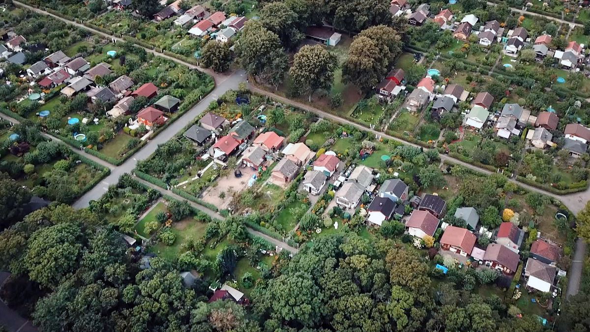 der schrebergarten - ein blick über den zaun