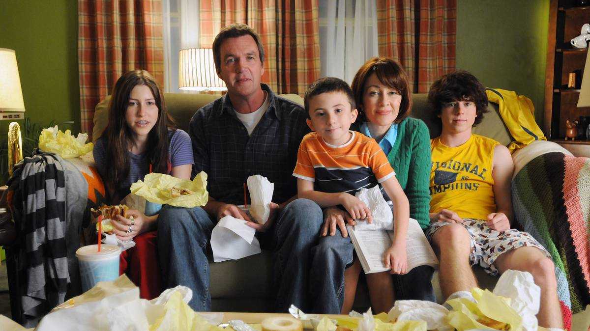 the middle