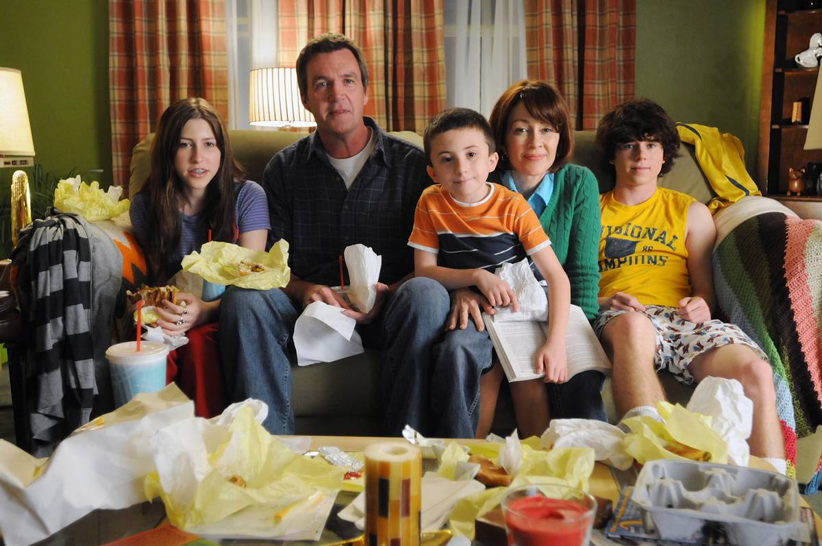 the middle