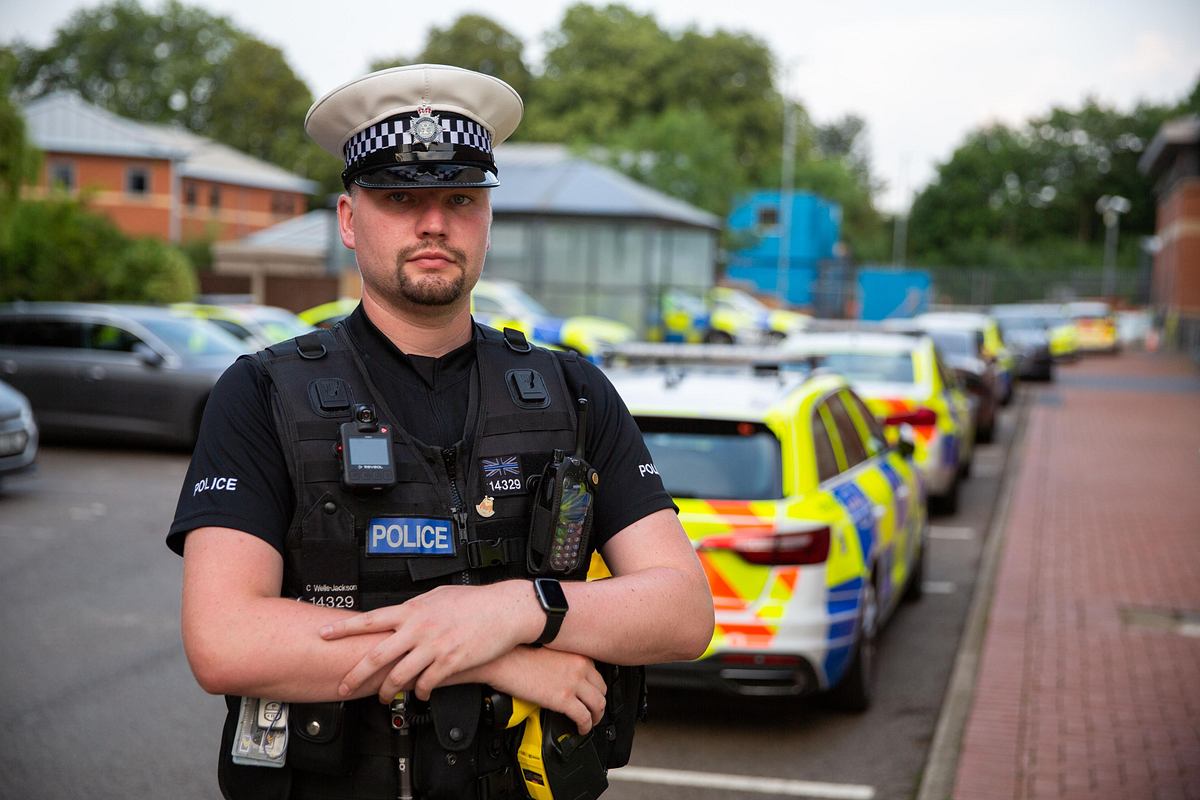 englands straßen-cops