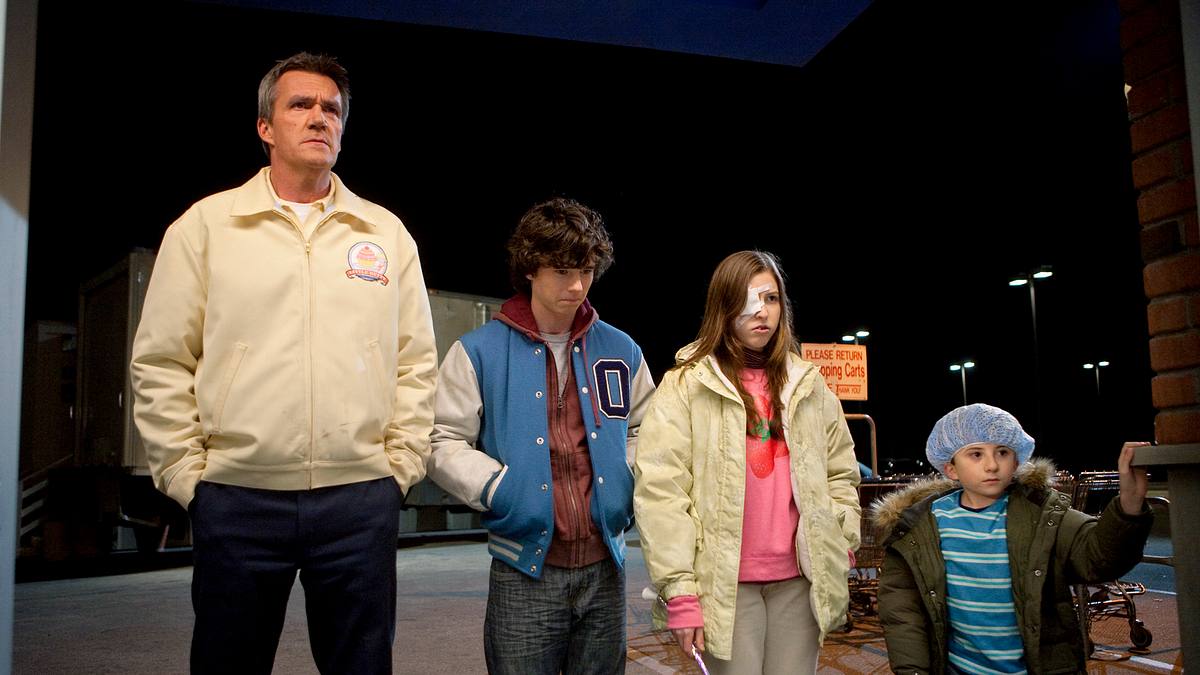 the middle