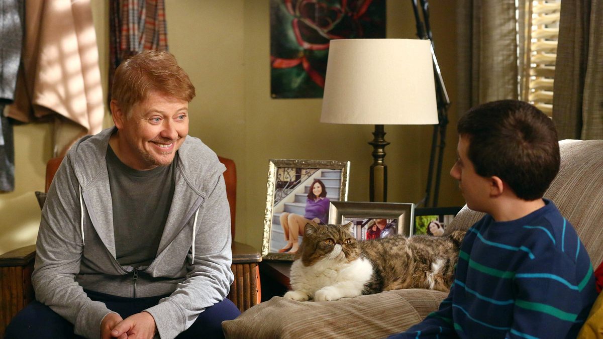 the middle