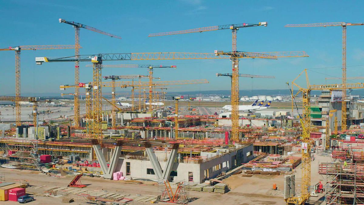 Die Mega-Baustelle - Ein Flugzeugterminal entsteht die mega-baustelle - ein flugzeugterminal entsteht