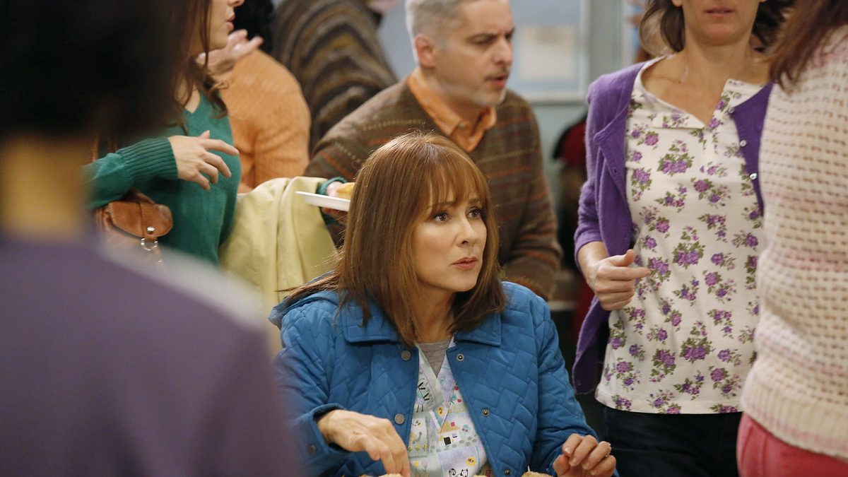 the middle