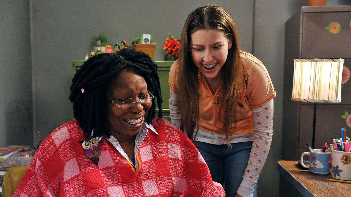 the middle