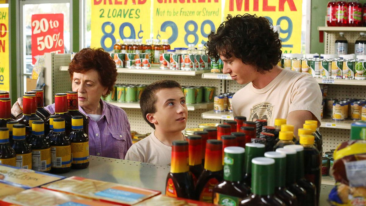 the middle