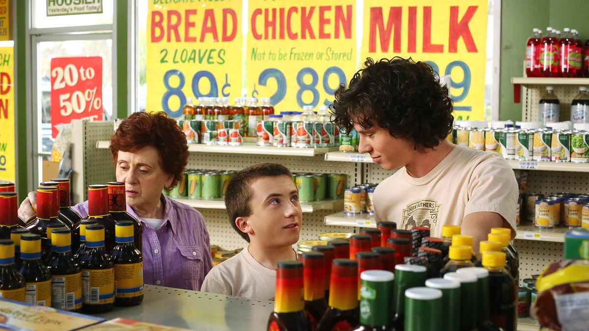 the middle
