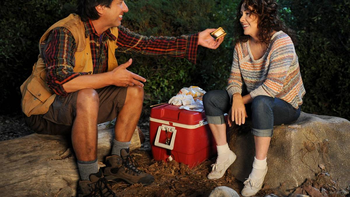 the middle
