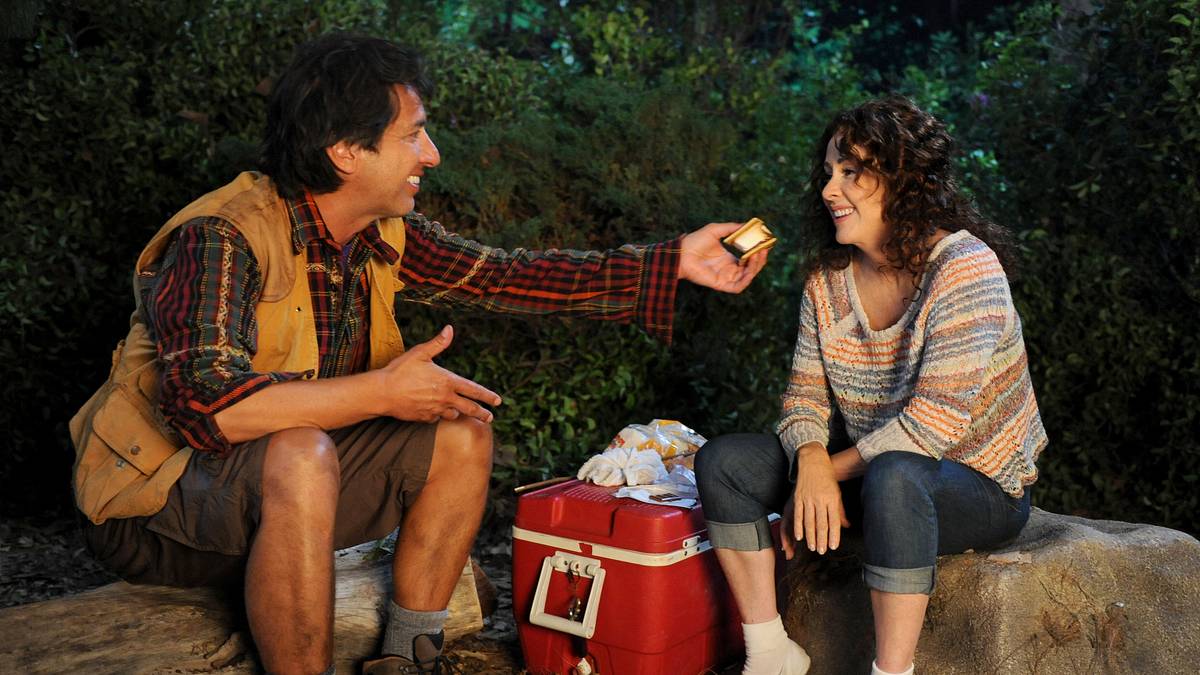 the middle