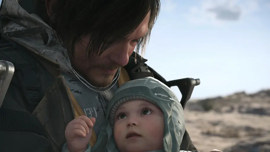 Spielszenen aus Death Stranding 2 von Hideo Kojima