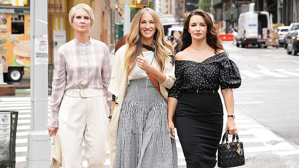 And Just Like That ... Darstellerinnen Sarah Jessica Parker, Kristin Davis und Cynthia Nixon - Foto: HBO