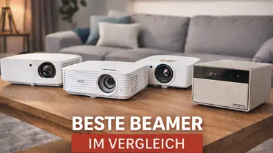Der beste Beamer für zuhause - Foto: TVM/ChatGPT/Acer/BenQ/LG/Optoma