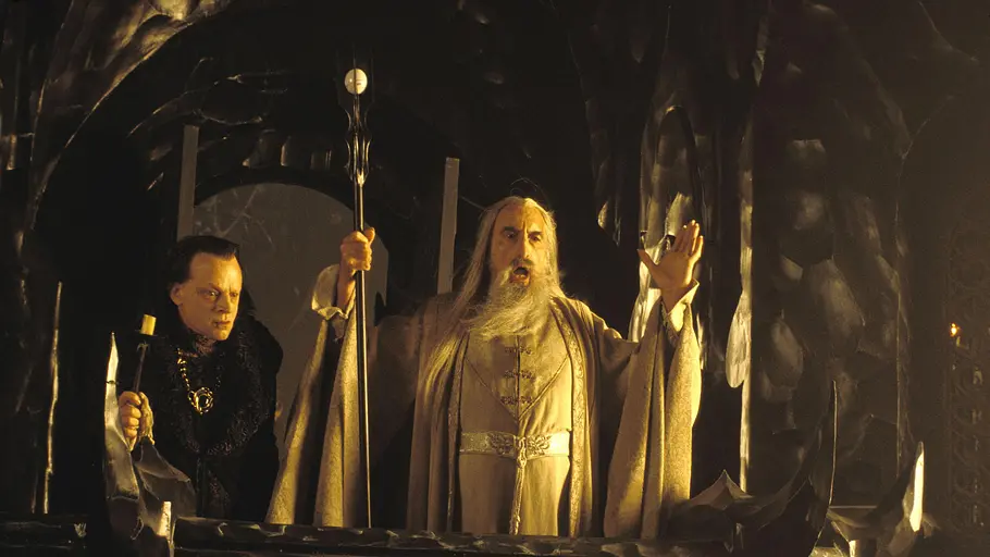 Schlangenzunge und Saruman aus „Die Zwei Türme“ - Foto: Warner Bros. Schlangenzunge und Saruman aus „Die Zwei Türme“ - Foto: Warner Bros.