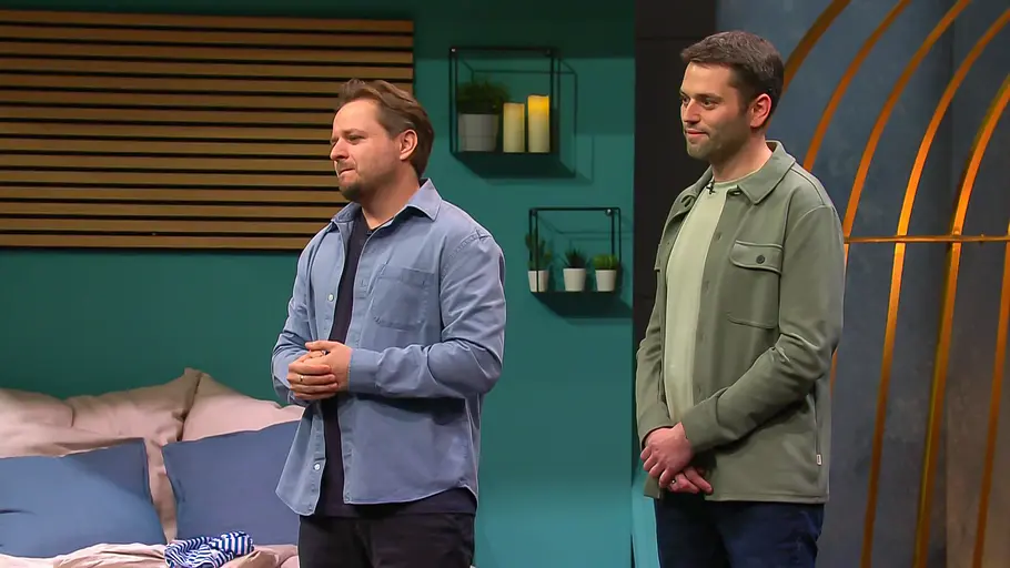 Der Loume-Pitch lief gut, doch der Funke wollte bei den Löwen einfach nicht überspringen. Gründer Viktor Dik und Markus Schnauer beim Loume-Pitch.