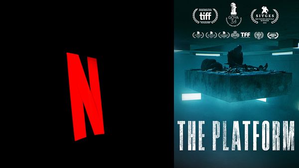 Netflix Logo und Poster zu „Der Schacht. - Foto: Netflix