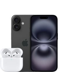 iPhone 16 + AirPods 4