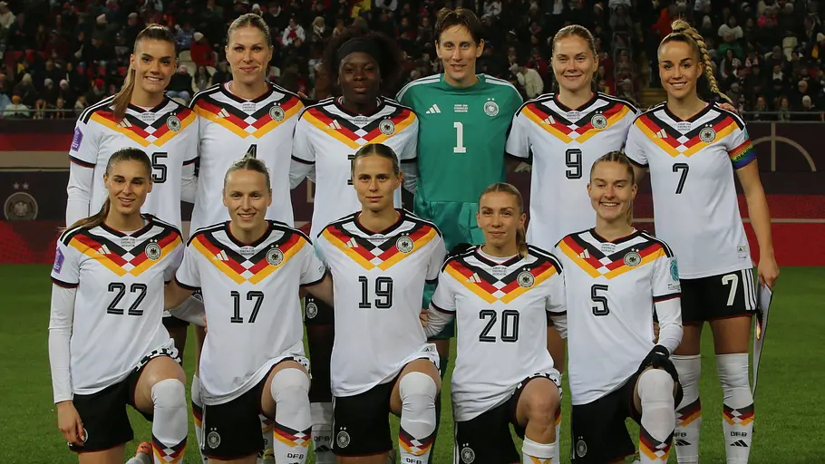 Die DFB-Frauen. Deutsche Frauen-Nationalmannschaft beim Nations League Finale.