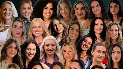 Collage der neuen „Die Bachelors“-Kandidatinnen 2025 - Foto: Instagram//bachelor.rtl/