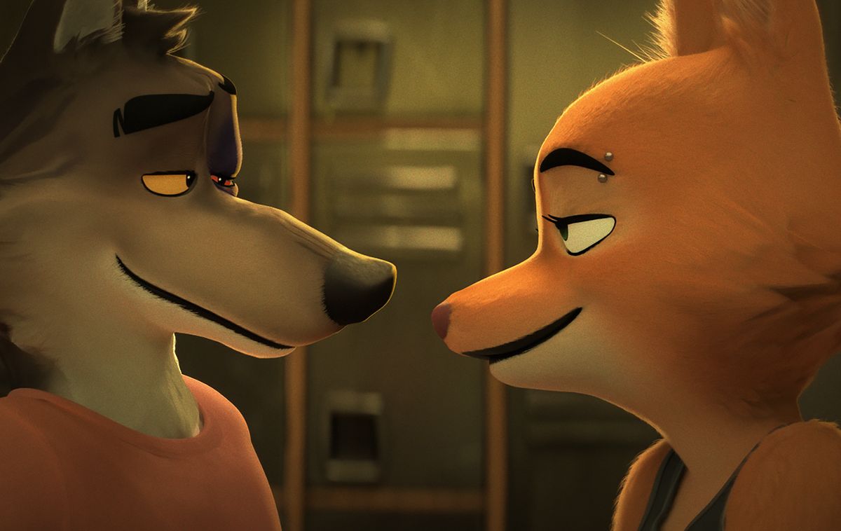 Wolf und Diane Foxington aus Die Gangster Gang 2 Wolf und Diane Foxington aus Die Gangster Gang 2