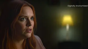 Da KI-generierte Gesicht einer besorgten Frau. - Foto: Netflix