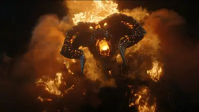 Die Ringe der Macht: Der Balrog unter Khazad-dûm - Foto: Amazon Prime Video / Screenshot: TVMovie