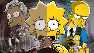 Lisa hält ein Megaphon, sie sieht dabei sehr verstört aus. In der Mitte ihres Gesichts teilt sich das Bild in Vergangenheit und dem Jetzt - Foto: Disney+