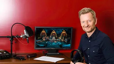 Prominenter Sprecher von „Werwölfe - Das Spiel von List und Täuschung ist Schauspieler und Comedian Michael Kessler - Foto: ARD/SWR/BR/ITVJulia Feldhagen Prominenter Sprecher von „Werwölfe - Das Spiel von List und Täuschung ist Schauspieler und Comedian Michael Kessler - Foto: ARD/SWR/BR/ITVJulia Feldhagen
