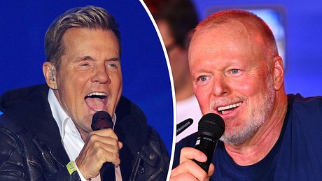 Dieter Bohlen und Stefan Raab - Foto: IMAGO / Karina Hessland/ RTL (Collage)