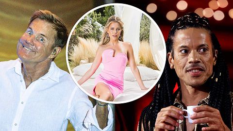 „Love Island VIP“ trifft „DSDS“ und „Let’s Dance“: Auftritt von Dieter Bohlen und Jorge Gonzalez sorgt für große Verwirrung - Foto: Collage: IMAGO / mix1, RTLZWEI, IMAGO / Panama Pictures