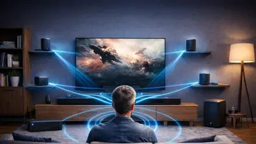 Dolby Atmos Flex Connect Prinzip - Foto: TVM/ChatGPT Dolby Atmos Flex Connect Prinzip - Foto: TVM/ChatGPT