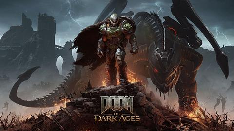 Das Key-Art zu Doom: The Dark Ages mit dem Doom Slayer - Foto: Bethesda / id