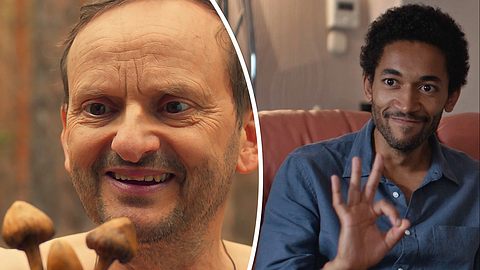 Doppelhaushälfte: Milan Peschel als Andi und Benito Bause als Theo - Foto: ZDF und Julia Schlingmann, ZDF und Tilo Hauke