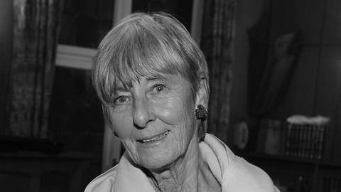 Schwarz-Weiß-Aufnahme von Doris Gercke. - Foto:  IMAGO / Eventpress