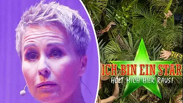 Collage: Sonja Zietlow schaut entsetzt, rechts das Dschungelcamp-Logo - Foto: IMAGO / HOFER und RTL Collage: Sonja Zietlow schaut entsetzt, rechts das Dschungelcamp-Logo - Foto: IMAGO / HOFER und RTL