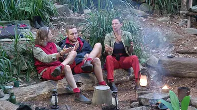 Simone Ballack, Patrick Romer und Gil Ofarim im Gespräch. - Foto: RTL