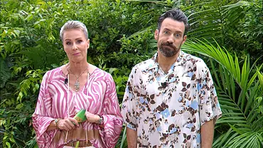 Sonja Zietlow und Jan Köppen bei der Dschungelprüfung - Foto: RTL