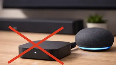 durchgestrichener-fire-tv-blaster-und-echo-dot - Foto: tvmovie/chatGPT