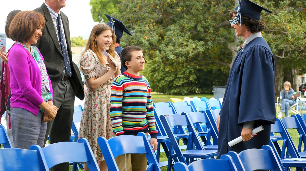 the middle