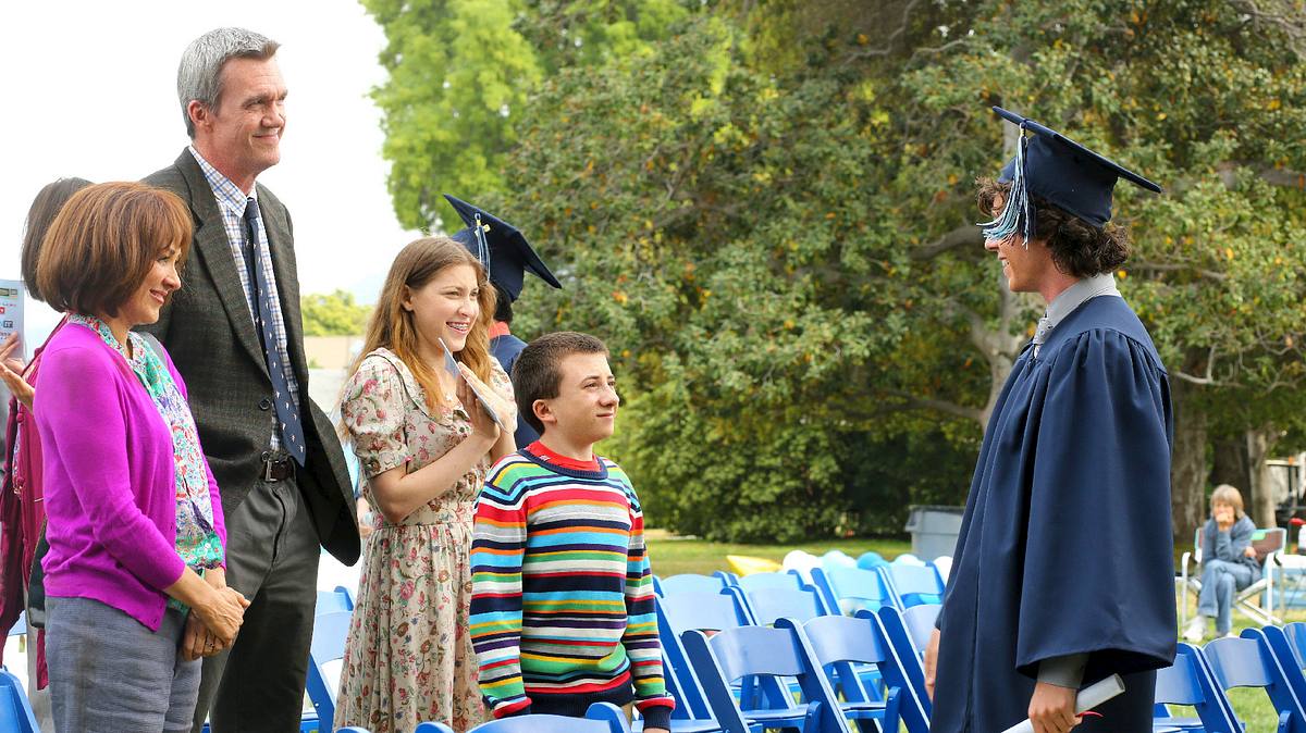 the middle