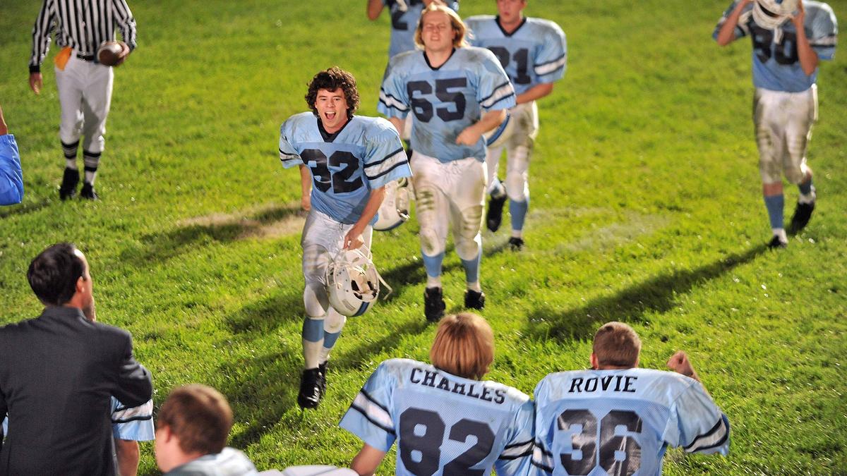 the middle