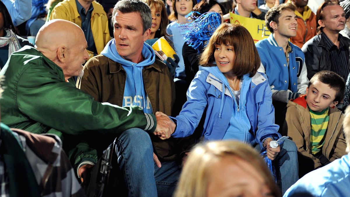 the middle